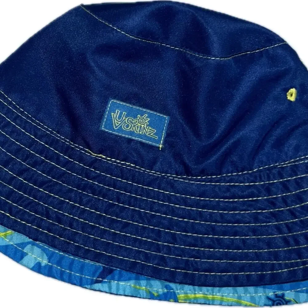 UV Skinz baby toddler reversible sun hat and denim Gap hat 6-24 months